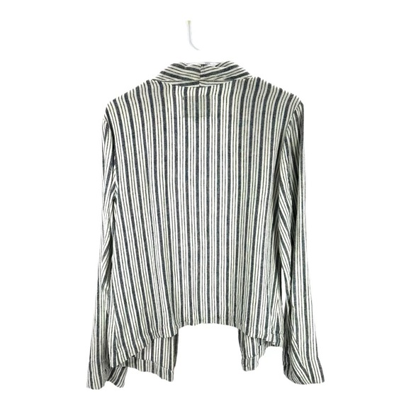 Sanctuary | L Large Striped Linen Blend Blazer Jacket - Picture 2 of 8